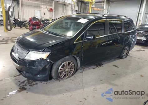 2011 Honda Odyssey Ex-L from USA, damaged, VIN 5FNRL5H68BB066319